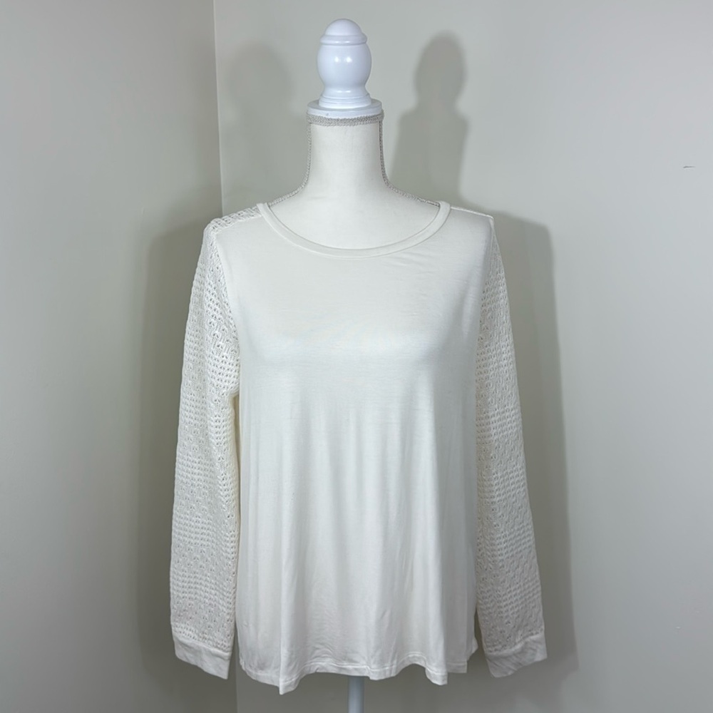 Jane and Delancey Long sleeve Top Size‎ Large NWT